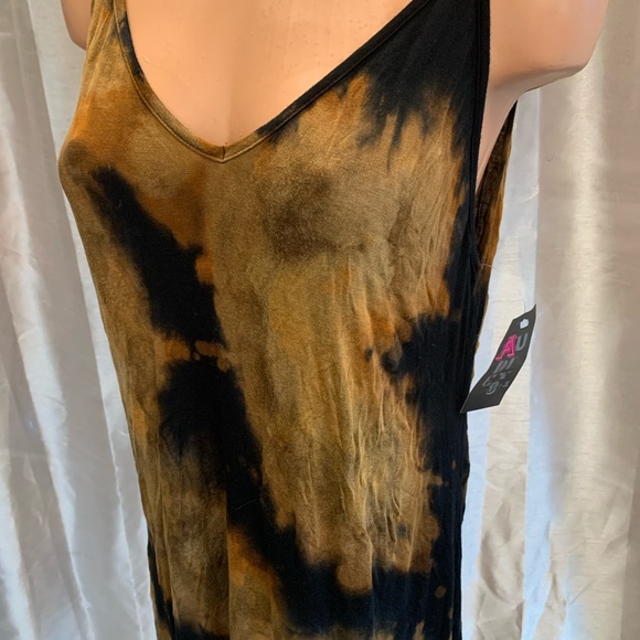 NWT Audrey 3+1 Grunge Tie Dye Dress - Picture 2 of 4